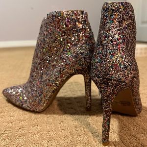 Glitter heeled botties- NYE
